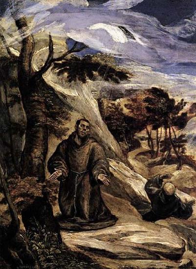 St Francis Receiving the Stigmata, GRECO, El